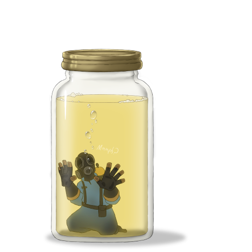 allthekiwi: Have a tiny little Pyro in a jar.