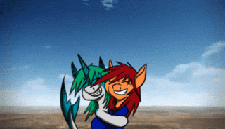 nibbletteponyshark:  askearthairandmagic:  askearthairandmagic:  Epic hug time ((may