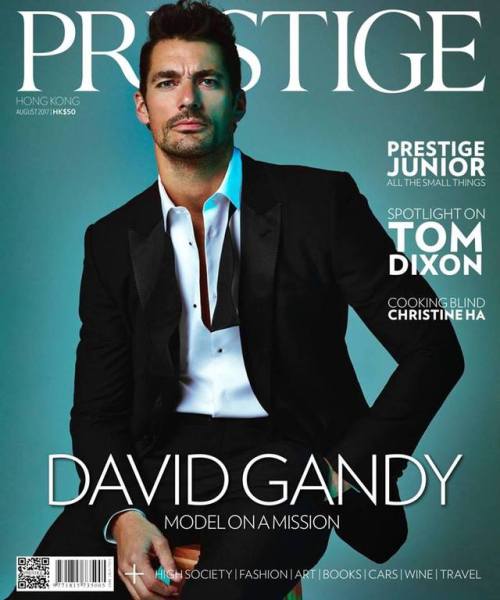 UHQ - David Gandy in the cover of Prestige Honk Kong August 2017Photgrapher: MIKE RUIZ Styling: KRIS