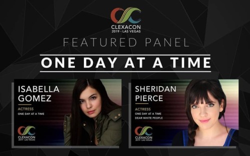 #ClexaCon2019 PANEL SPOTLIGHT . There are two places you can see @isabella.gomez and @sheridanpi whe