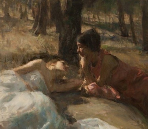 Women Loving Women, Oil On Canvas