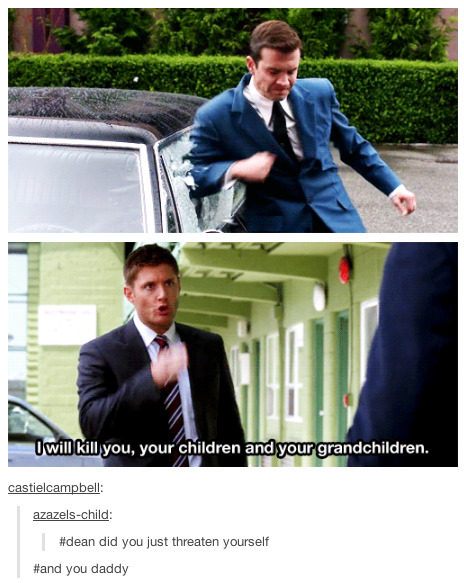 frecklesrex:  6/? Favourite Supernatural Tumblr Posts 