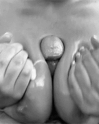 on-the-first-date:  here we go…slide your cock…between my slippery breasts…now i’m going to work you…up and down…you silly boy…you thought you could last…but you want to cum…all over my breasts…all over my hot body…now don’t you…don’t