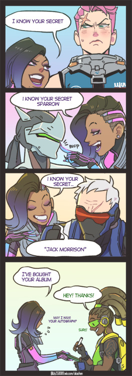 akapost: Just a big fan sombra is such a cutie~ <3