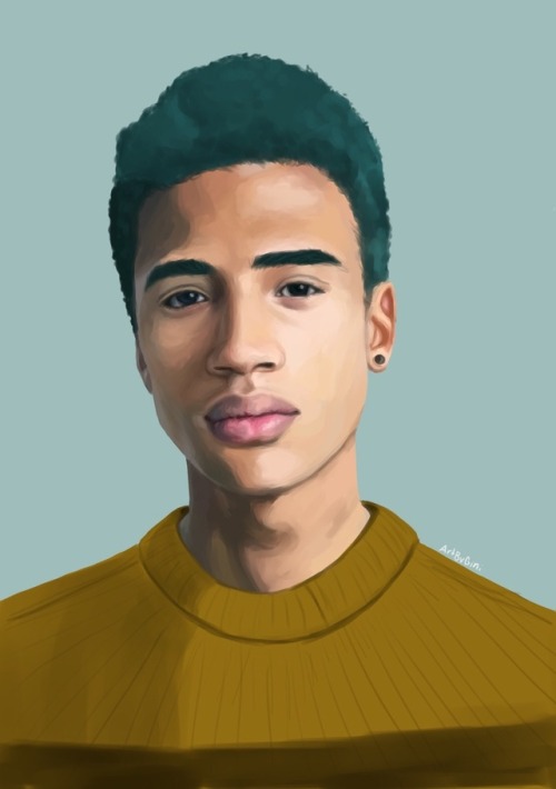 artbygini: Teddy Lupin | based on a photo of Henry Pedro Wright |