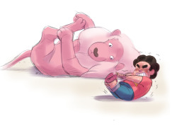thegembeaststemple:  Quick doodle before doing things I’m not particularly interested in doing for money Someone please just pay me to draw fanart