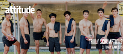 Thaimodel:  Chulalongkorn University Rugby Team 2015 In Attitude Thailand 