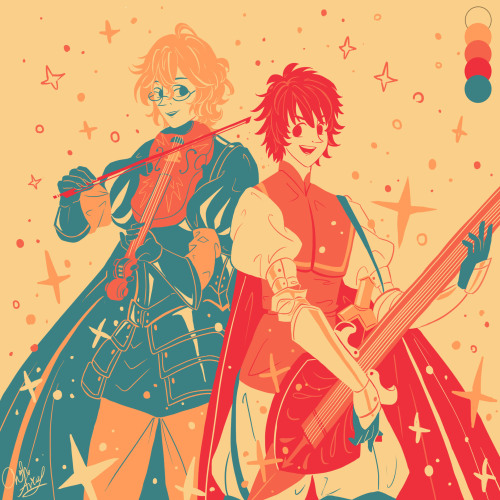 chihariel: Songs of UtaPri ( うたの☆プリンスさまっ♪ ) Color Palette Drawing X Some favorite Songs from UtaPri 