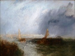 Joseph Mallord William Turner (London 1775 - Chelsea 1851); Ostend, 1844; Oil On