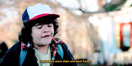mike-wheeler:  “The scene when mike told Dustin he was he was his best friend too