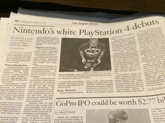 LA Times Breaks Nintendo’s Surprising Announcement
In other E3 news, Microsoft unveils its new Wii U with Vita support!