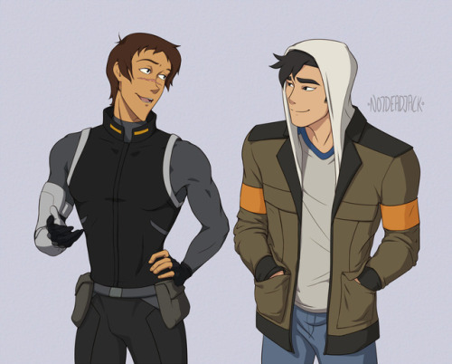 keith-and-shiro-were-dating: notdeadjack: this started out as a standard clothes!swap buuut i decide