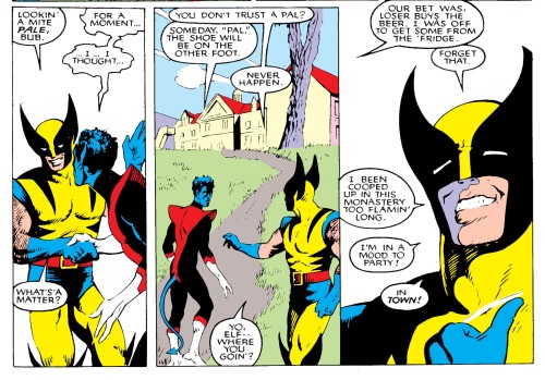 oxymitch:Long ago, Nightcrawler used to be insecure about himself because of his freakish appearance