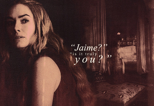 ohrhaegar:  “Who?” she said, then, “Jaime?” She rose, her eyes brimming with