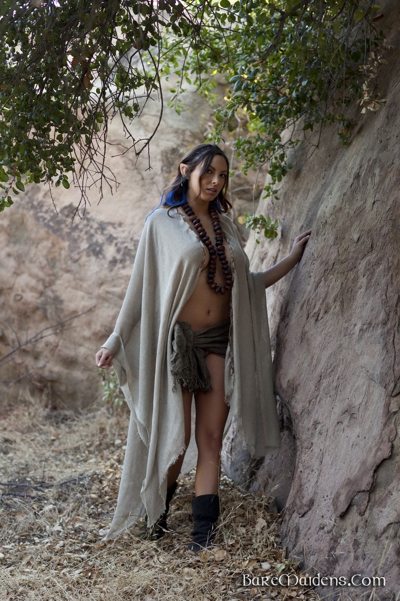 russiannakedteens:  Busty Sisicole’s Satisfaction, Seeking Peace in the Forest