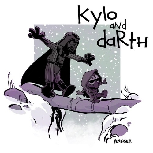 archatlas:Calvin and Hobbes: The Force Awakens #1 Brian KesingerStory artist at Walt Disney animatio