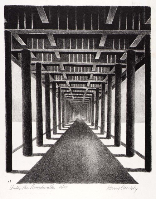 Harry Brodsky, Under the Boardwalk, n.d. Smithsonian.