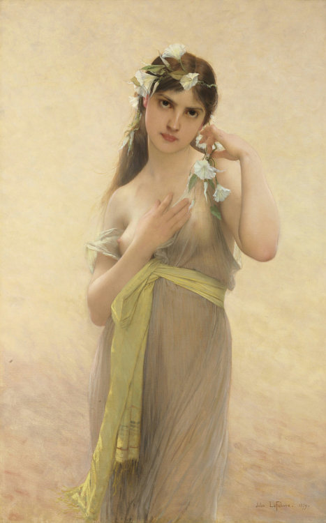 Morning Glory by Jules Joseph Lefebvre, 1879.