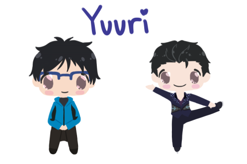 Yuri on Ice keychains! These will be available at SacAnime and AnimeImpulse in January! Any leftover