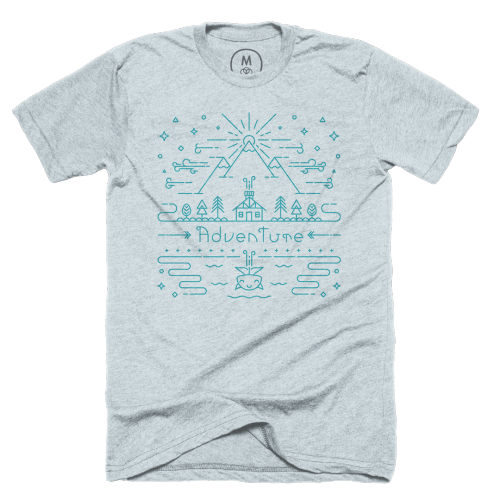 Adventure - By Sean HunscheAvailable now on Cotton Bureau for limited time(2 weeks). Here are the 3 