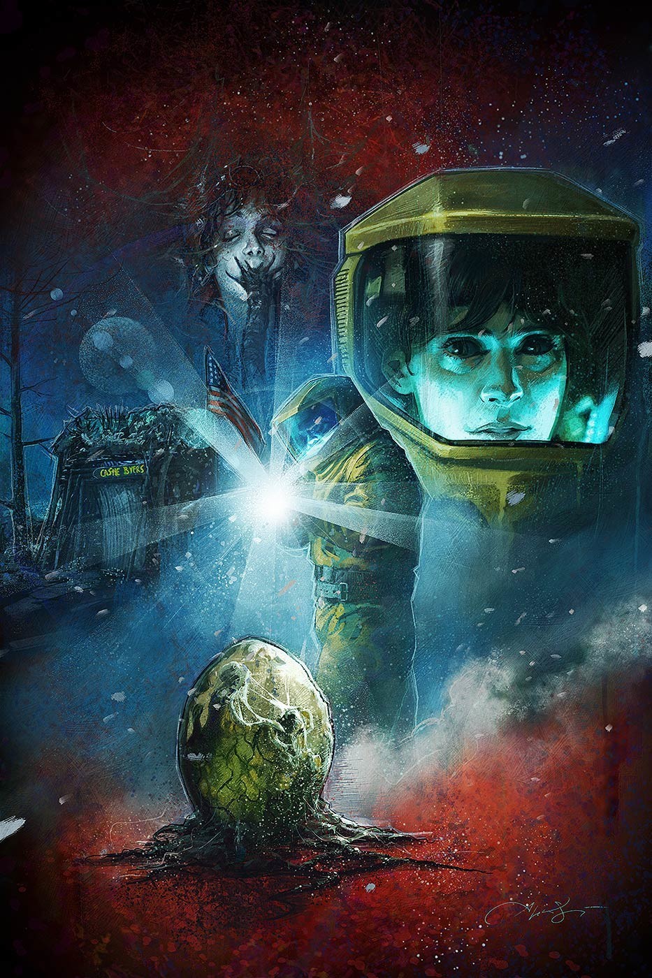 pixalry:  Stranger Things Comic Covers - Created by Aleksi Briclot