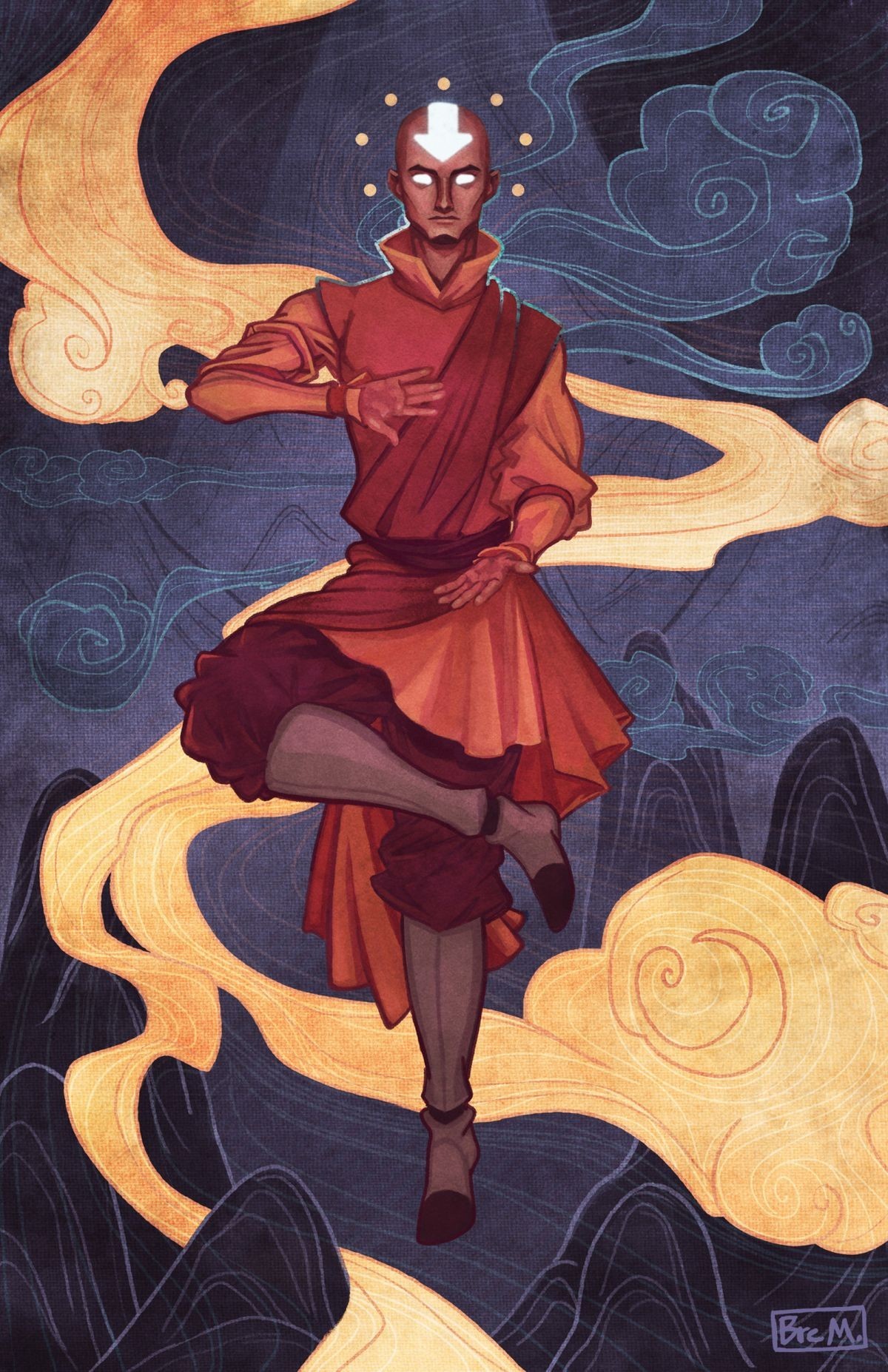 me-melonlord:  Avatar Kyoshi - Earth kingdom Avatar Roku - Fire nation Avatar Aang