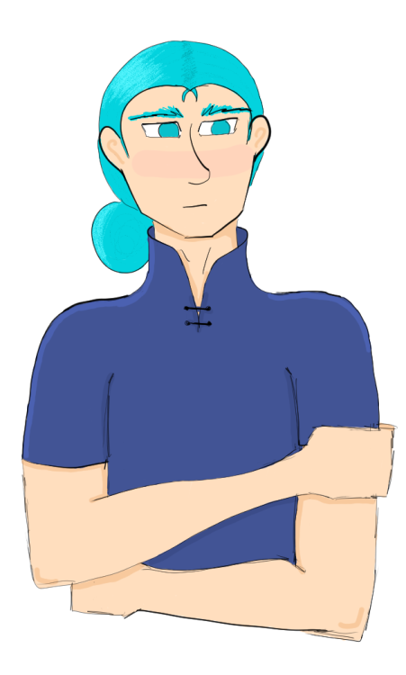 Day 1: Introductory Drawing - meet Julian! He’s the main character for the majority of my story, Gol