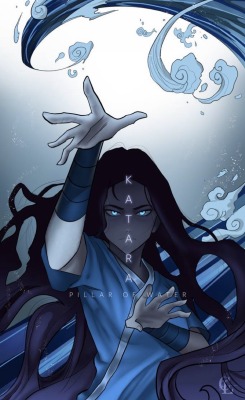 zukka-atla:The Gaang and their elements (Not my art) Check him out at  _le_chingu