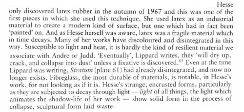 Briony Fer, ‘Bordering on Blank: Eva Hesse and Minimalism’.