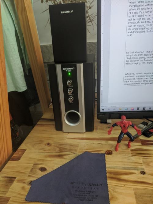 Spiderman picked up at Khem beach, Phu Quoc.(Background: translating Ram Dass)