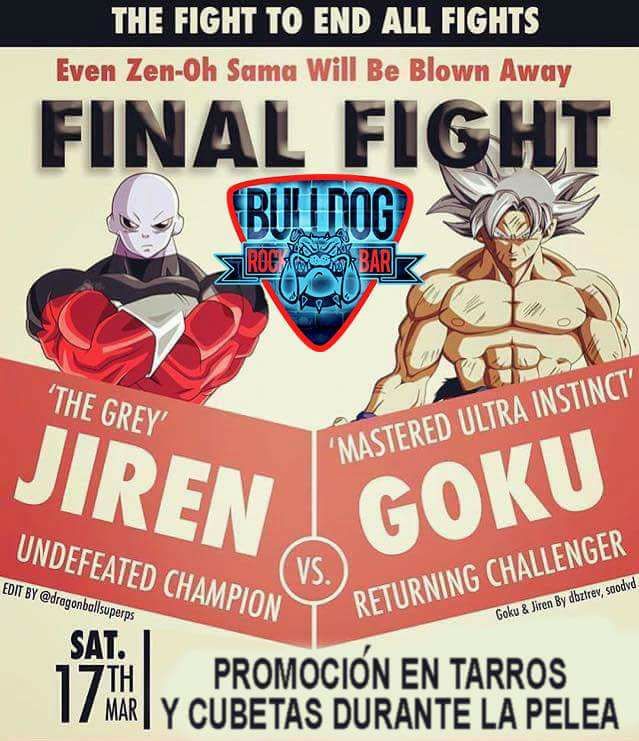Mexicali Rocks! Eventos Cine Conciertos — Pelea Goku vs Jiren: La pelea  final de Dragon Ball...