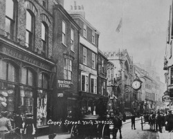 vestatilleys:Coney Street, York, 1900′s.