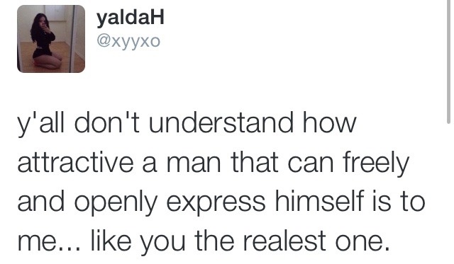 vogue-pussyxo:  You the realest one.