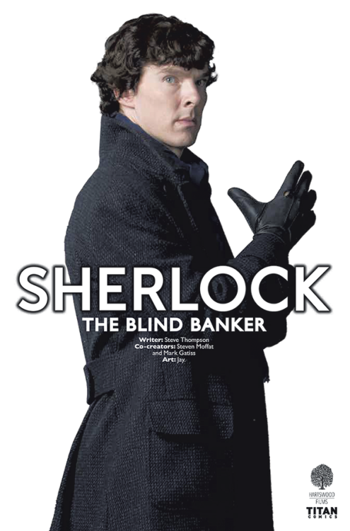 First look at the covers for Sherlock Manga The Blind Banker #3, coming April 2017 in the UK and USA