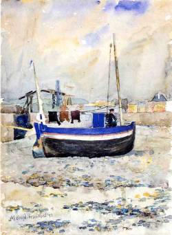 Theearofvangogh:  Maurice Prendergast [1858 - 1924] Low Tide, Afternoon, Treport