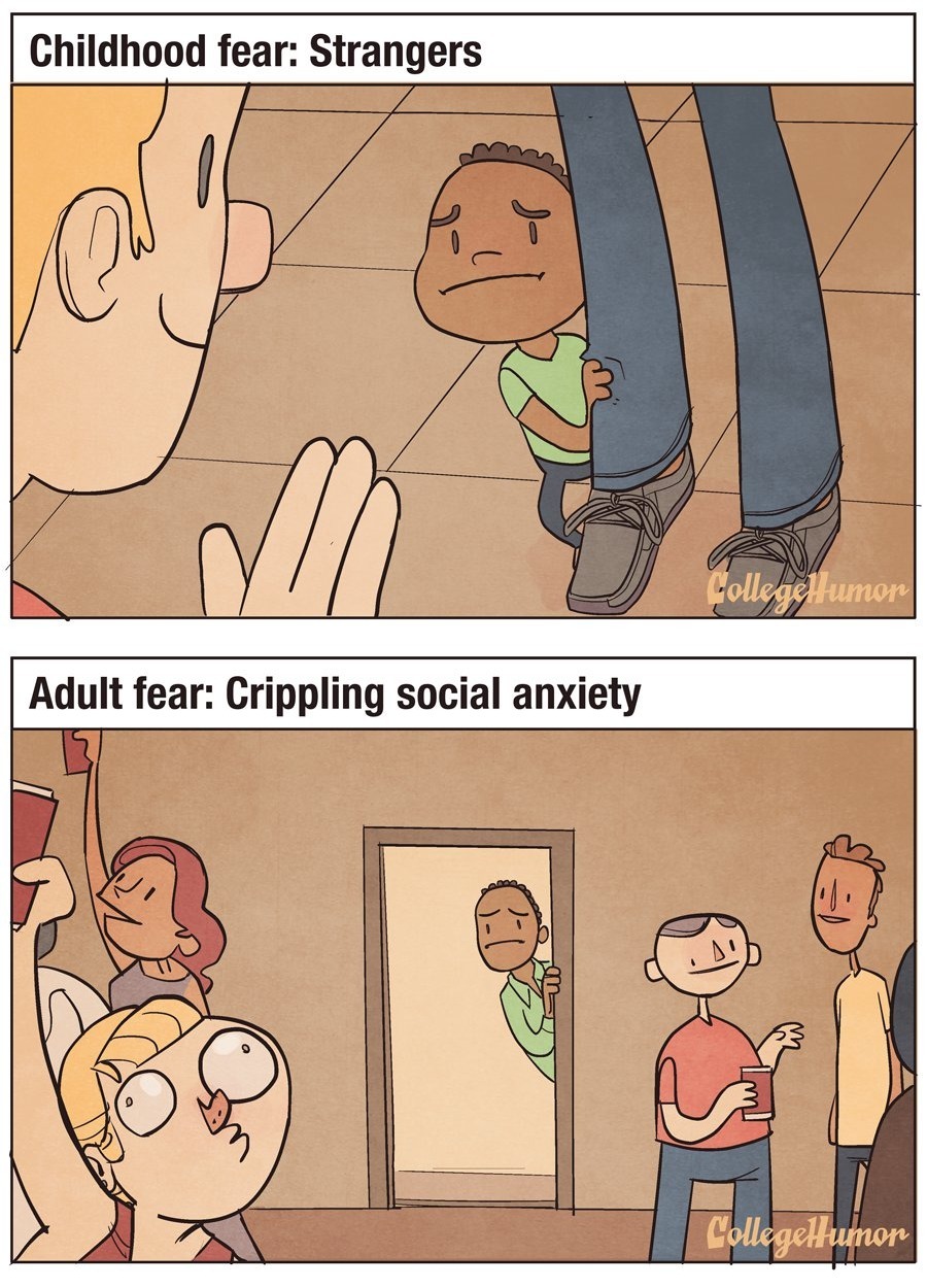 pr1nceshawn:   Your Worst Nightmares During Childhood vs. Adulthood 