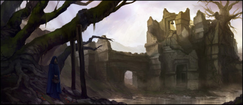 thegeek531:Fantasy Environents by DrawingNightmare