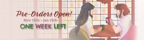 ⭐ PRE-ORDERS: ONE WEEK LEFT ⭐Pre-orders for Plum Tea: A Tsuchako Zine end this Friday, January 15th,