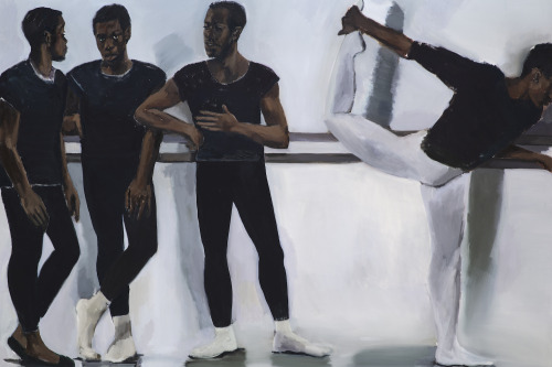 Thunderstruck9:  Lynette Yiadom-Boakye (British, 1977), A Concentration, 2018. Oil