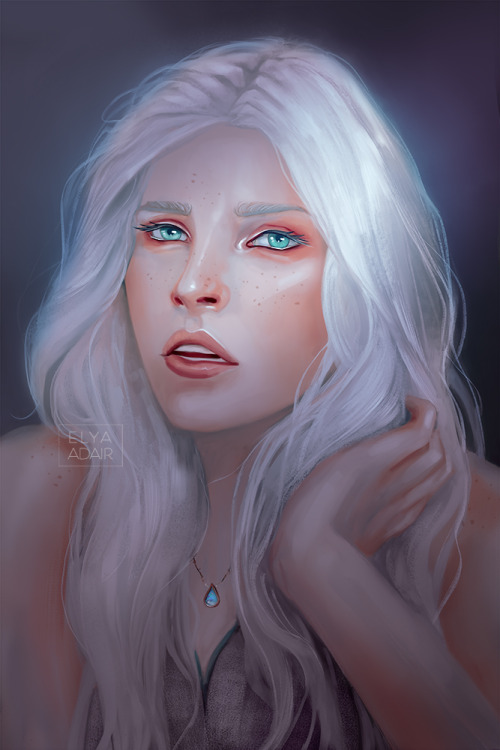 Yria | Born to the SeaMeet Yria, one of the side characters from Born to the Sea. I wanted to paint 