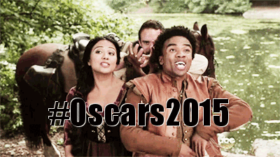 I saw this gif with the “Oscars 2015 be like” caption and couldn’t stop laughing.H