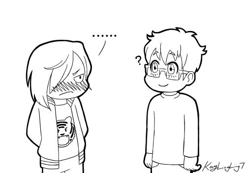 smutindevelopment: Happy birthday Yuri Katsuki! (3/ 4) Person: Yuri, why are you wearing that sweater, it’s not Christmas yet.Yuri: THIS IS A GIFT FROM MY SON I AM NEVER TAKING IT OFF Drawing 1 | Drawing 2 | Drawing 3 | Drawing 4 