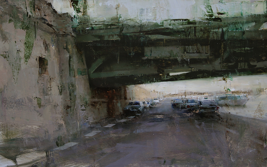 red-lipstick:
“ Tibor Nagy (Rimavská Sobota, Slovakia) - The Bridge, 2014 Paintings: Oil on Panel
”