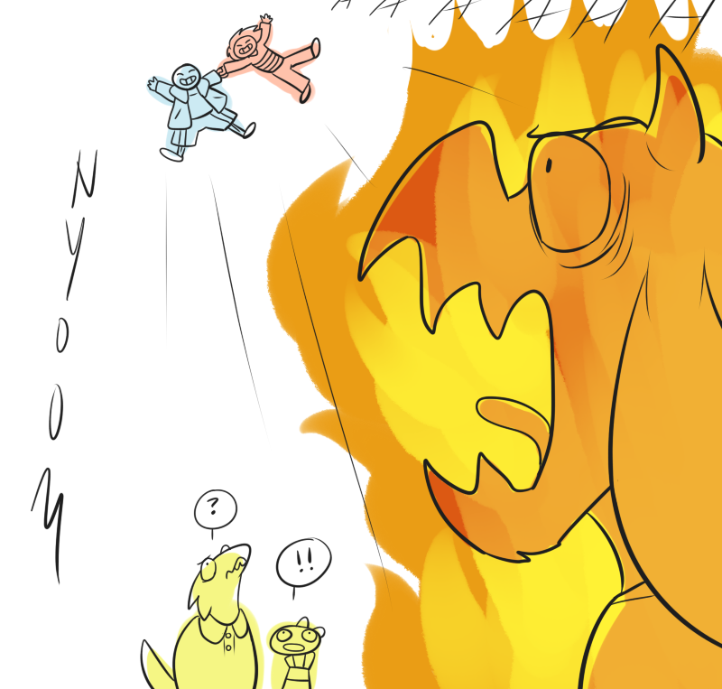 aspoopyskeleton:  there they goAfter seeing this text post I couldn’t resist making