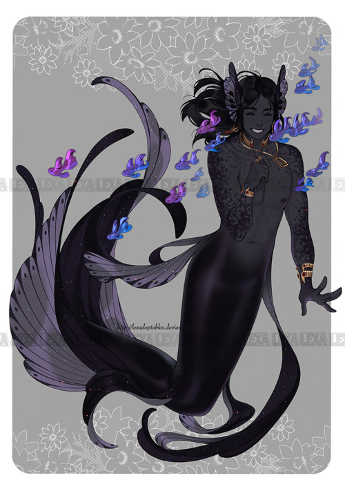 Nyhmers- my original adoptable species.Bride Nyhmer (white) belongs to BriarWalcott DeviantArtGroom 