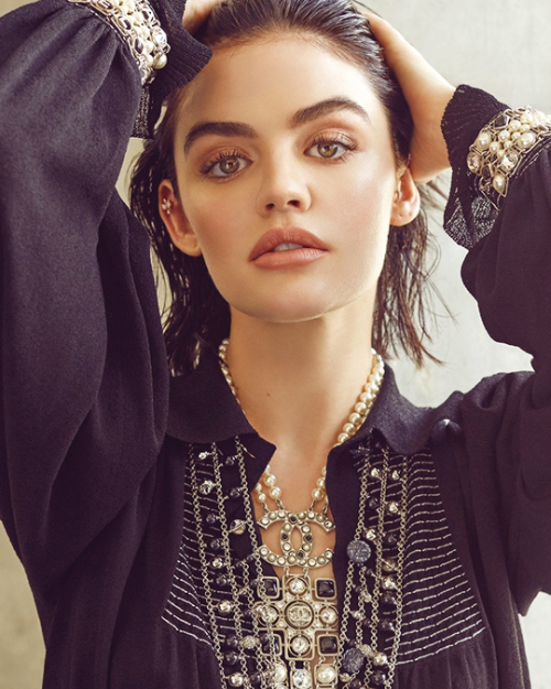 Lucy Hale@ Ssam Kim Photoshoot for Glass Magazine (Spring 2020)