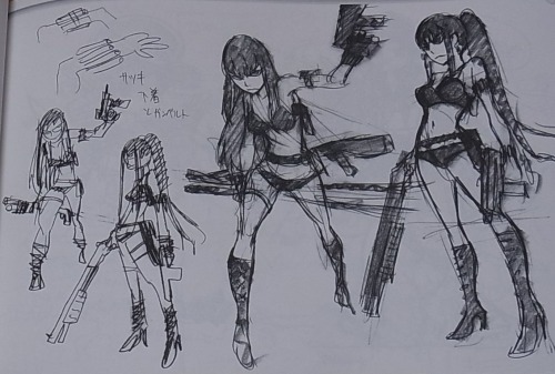 as-warm-as-choco: KILL la KILL (キルラキル) concept designs from “The Art of KLK Vol.2&ldquo; b