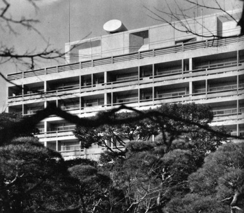 Atami Garden Hotel, Shizuoka Prefecture, Japan, 1962(Kenzo Tange)