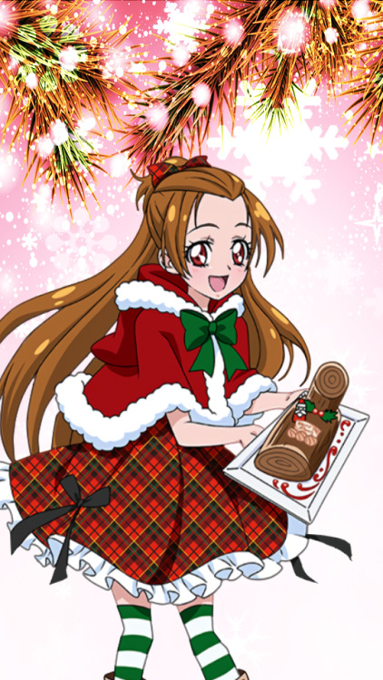 sailormnemosyne:Precure holiday wallpaper set!!free to use! like &amp; reblog!!