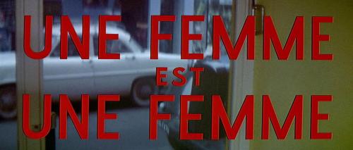 hangingoutwithmarykateolsen:Une Femme est Une Femme / A Woman is a Woman (1961)